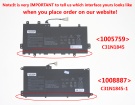 0b200-03570000 11.55V 3-celdas baterías para asus portátiles 0b200-03570000 11.55V 3-celdas baterías para asus portátiles